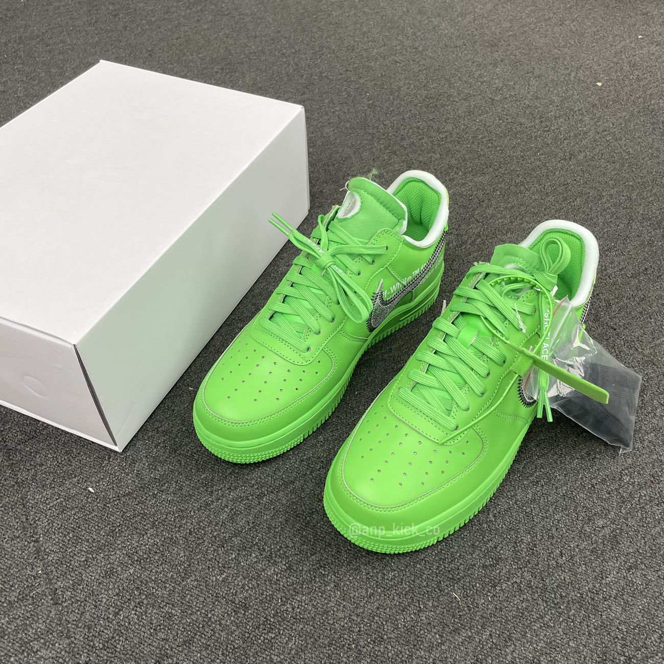 Off White Nike Air Force 1 Low Light Green (17) - newkick.vip